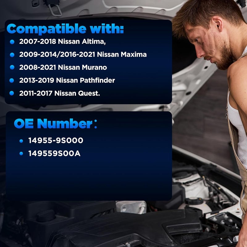 AIKEN Vacuum Solenoid Valve EGR Vacuum Valve Switch Compatible with Altima 2007-2018, Maxima Murano Pathfinder, Quest 2011-2017 P/N 14955-9S00A. - Image 3